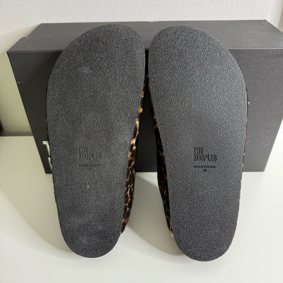 The Kooples - Leopard Print Women's Buckle Slide Sandals - NWB sz 38 - Picture 13 of 14